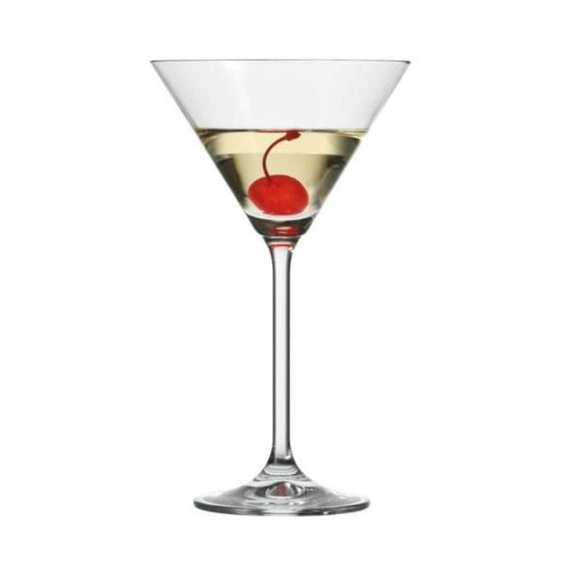 BOHEMIA CRYSTAL GLASS Bohemia Crystal Natalie Martini Glass 280ml Set OF 6 (4783703654489)