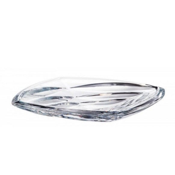 BOHEMIA GLASS Bohemia Crystal  Facet Plate 32CM (7282784731225)