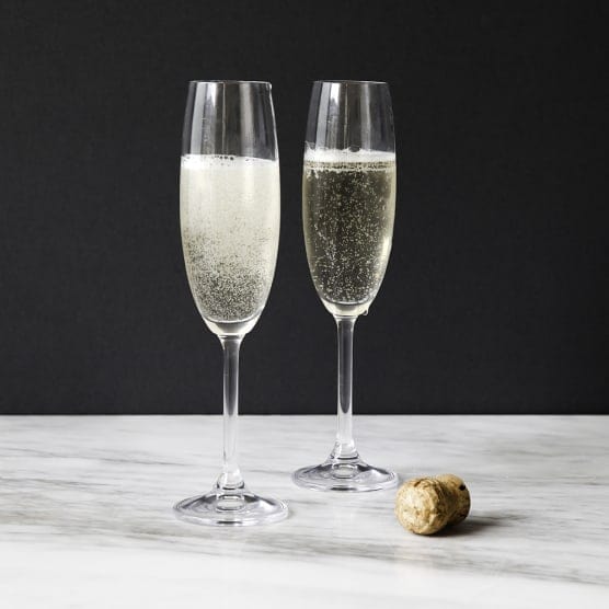 BOHEMIA GLASS Bohemia Crystal Milvus Champagne Flute  250ml Set Of 6 (7284109082713)