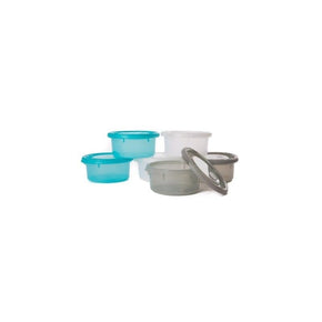 BoJungle Baby Bowl BoJungle Baby Bowls 300ml 6 Piece Grey - White - Turquoise B541110 (7070723178585)