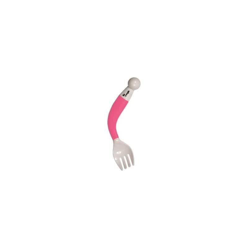 BoJungle Soft Spoon BoJungle Baby Bendable Spoon and Fork Pink B571100 (7070747230297)