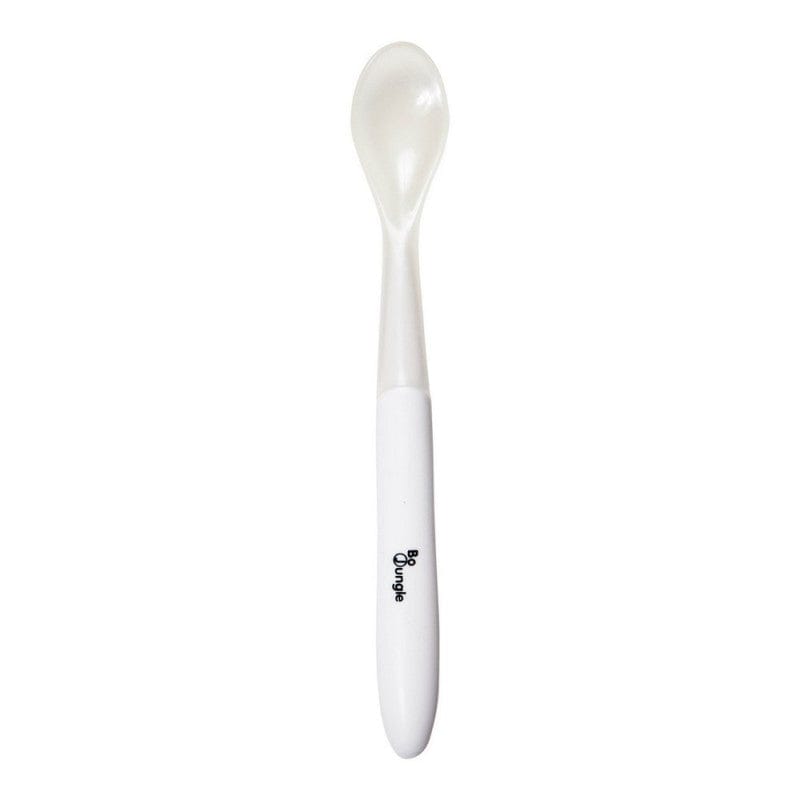 BoJungle Soft Spoon BoJungle Baby Soft Spoon Set 3 Piece Grey - White - Pink B571020 (7070745100377)