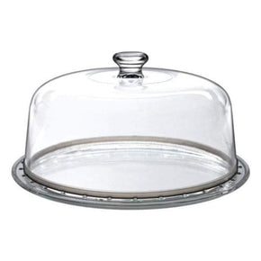 BORGONOVO CAKE Borgonovo Palladio Cake Plate With Dome (4731088699481)