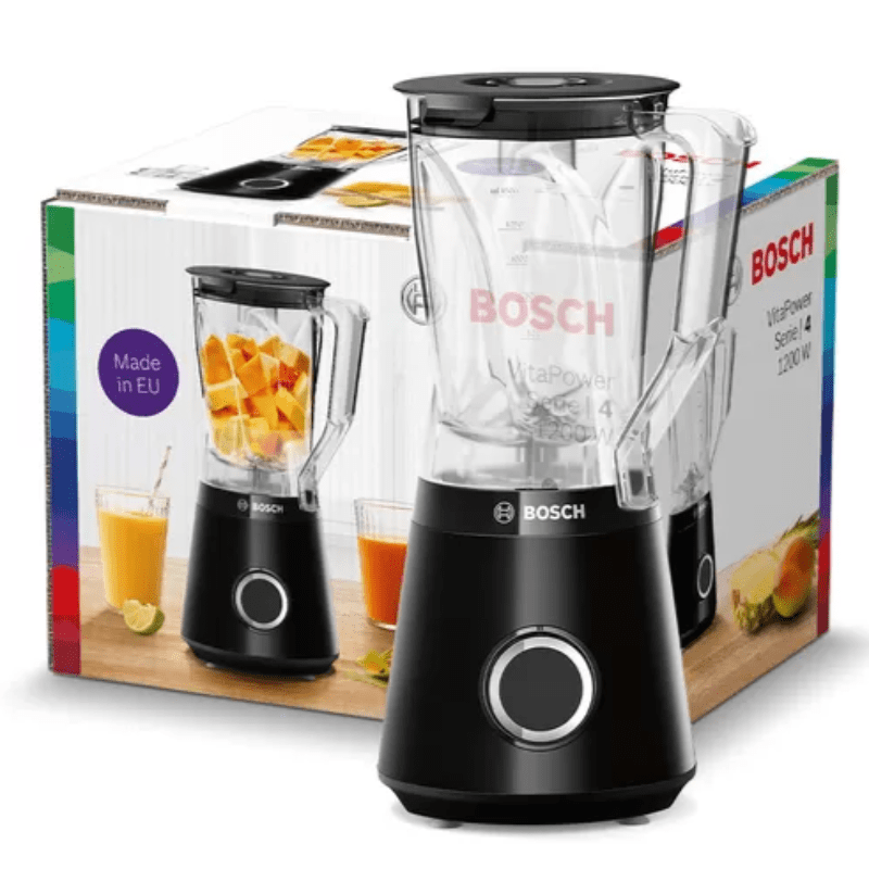 Bosch blender Bosch Blender VitaPower 1.5 Litre Black MMB6141B (7069976756313)