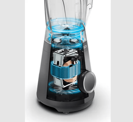Bosch blender Bosch Blender VitaPower 1.5 Litre Black MMB6141B (7069976756313)