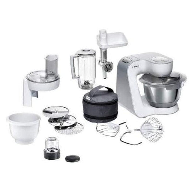 Bosch Food Processor Bosch 1000W Universal Kitchen Machine MUM5 White, Silver MUM58257 (6794315759705)