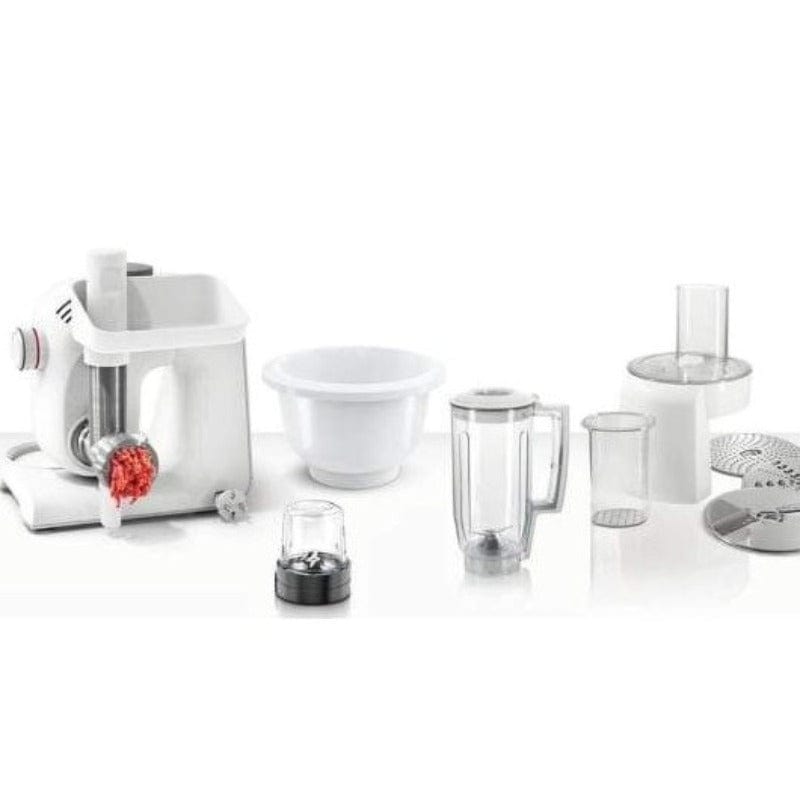 Bosch Food Processor Bosch 1000W Universal Kitchen Machine MUM5 White, Silver MUM58257 (6794315759705)