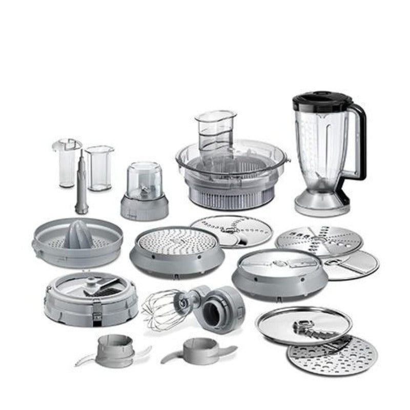 Bosch Food Processor Bosch 1250W Food processor Multi-Talent 8 Black, Brushed stainless steel MC812M844 (6793113927769)