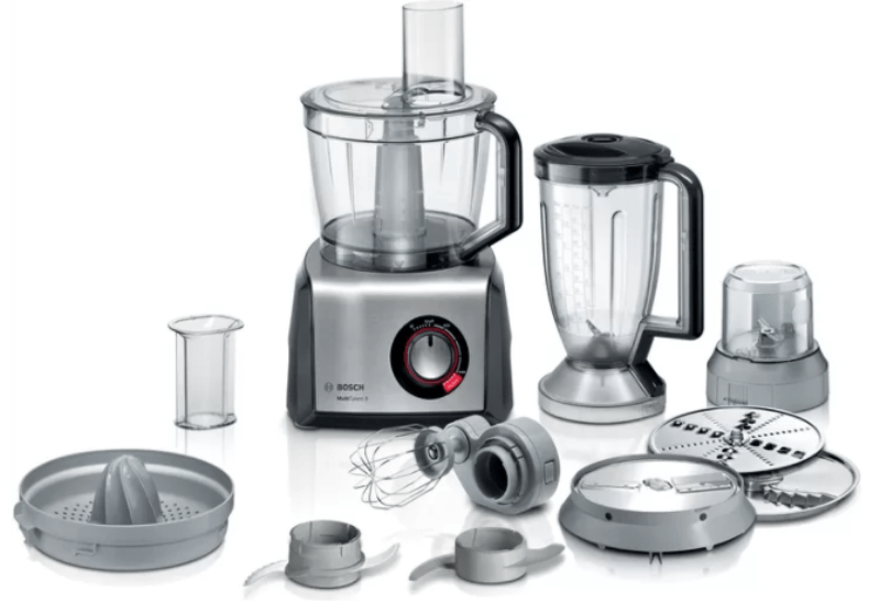 Bosch Food Processor Bosch 1250W Food processor Multi-Talent 8 Black, Brushed stainless steel MC812M844 (6793113927769)