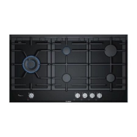 Bosch Hob Bosch 90cm 5 burner Black Gas Hob PCD655FEU (6597552603225)