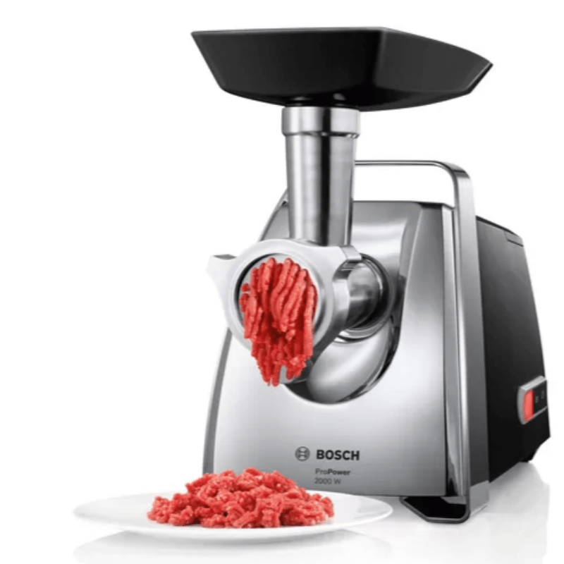 Bosch Meat Mincer Bosch Meat Mincer ProPower 700 W Black & Silver   MFW67440 (2061775765593)