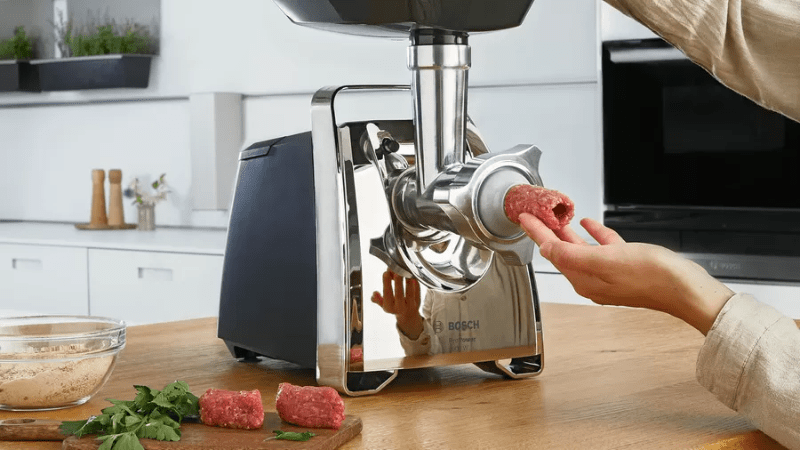 Bosch Meat Mincer Bosch Meat Mincer ProPower 700 W Black & Silver   MFW67440 (2061775765593)