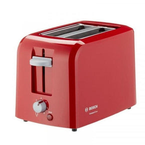 Bosch TOASTER Bosch 2 Slice Compact toaster Compact Class Red TAT3A014 (6544632217689)