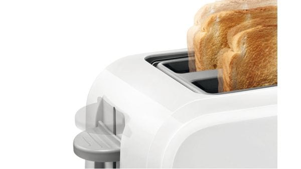 Bosch TOASTER Bosch 2 Slice Toaster Compact Class White TAT3A011 (6542643986521)