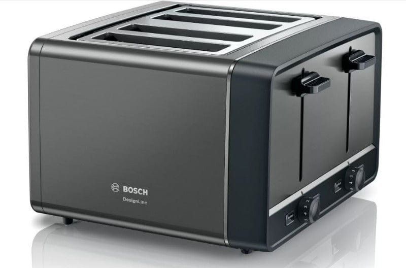 Bosch TOASTER Bosch 4 Slice Toaster DesignLine Graphite TAT5P445GB (6792734703705)