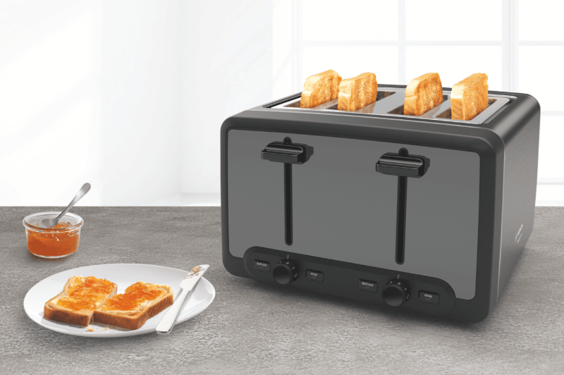 Bosch TOASTER Bosch 4 Slice Toaster DesignLine Graphite TAT5P445GB (6792734703705)