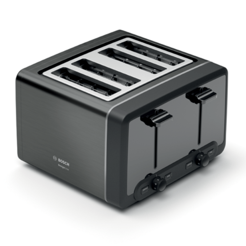 Bosch TOASTER Bosch 4 Slice Toaster DesignLine Graphite TAT5P445GB (6792734703705)