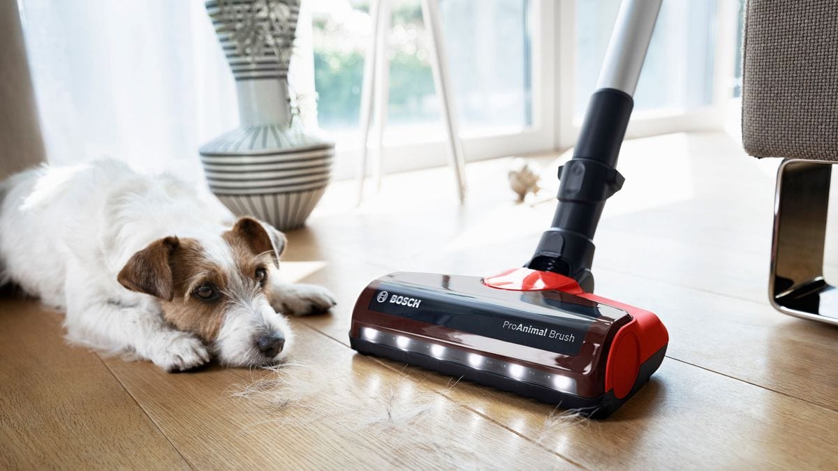 Bosch Vacuum Cleaner Bosch Rechargeable Vacuum Cleaner Unlimited ProAnimal Red BCS711PET (7180675743833)