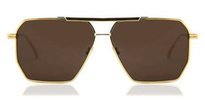 Bottega Veneta Sunglass GOLD-BROWN Bottega Veneta Sunglasses BV1012S-005 (6571380047961)