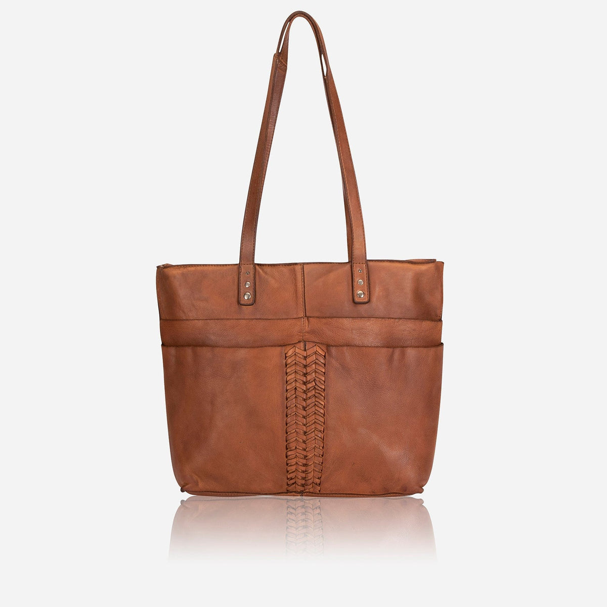 Brando Handbag Brando Charlize Shopper Cognac (7225697140825)