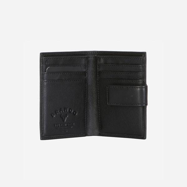 Brando Wallet BLACK Brando Slim Leather Card Holder Black (6576109912153)