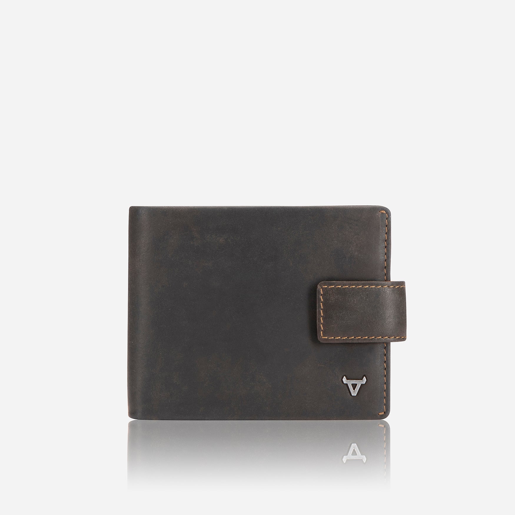 Brando Wallets Brando Executive Leather Press Stud Wallet Brown (7226772848729)