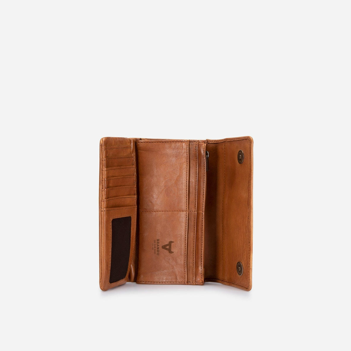 Brando Wallets Brando Hepburn With Flap Tan (7225703923801)