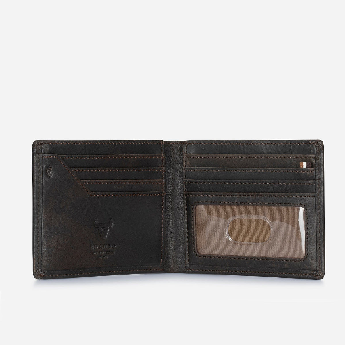Brando Wallets Brando Slim Card Wallet Brown (7226761838681)