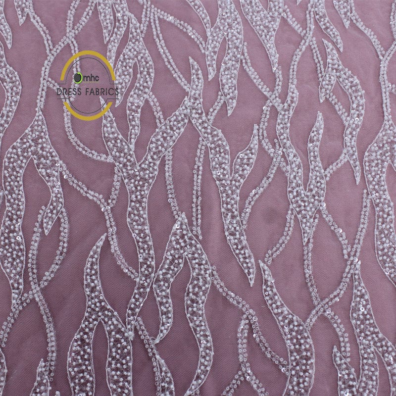 BRIDAL Dress Forms Bridal Lace Fabric White 26931  120cm (7033760809049)