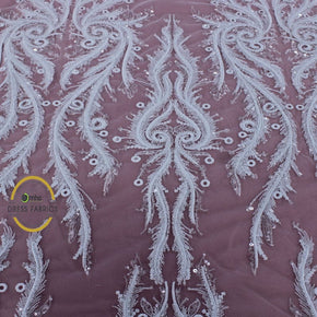 BRIDAL Dress Forms Bridal Lace Fabric White 26978 120cm (7033777487961)