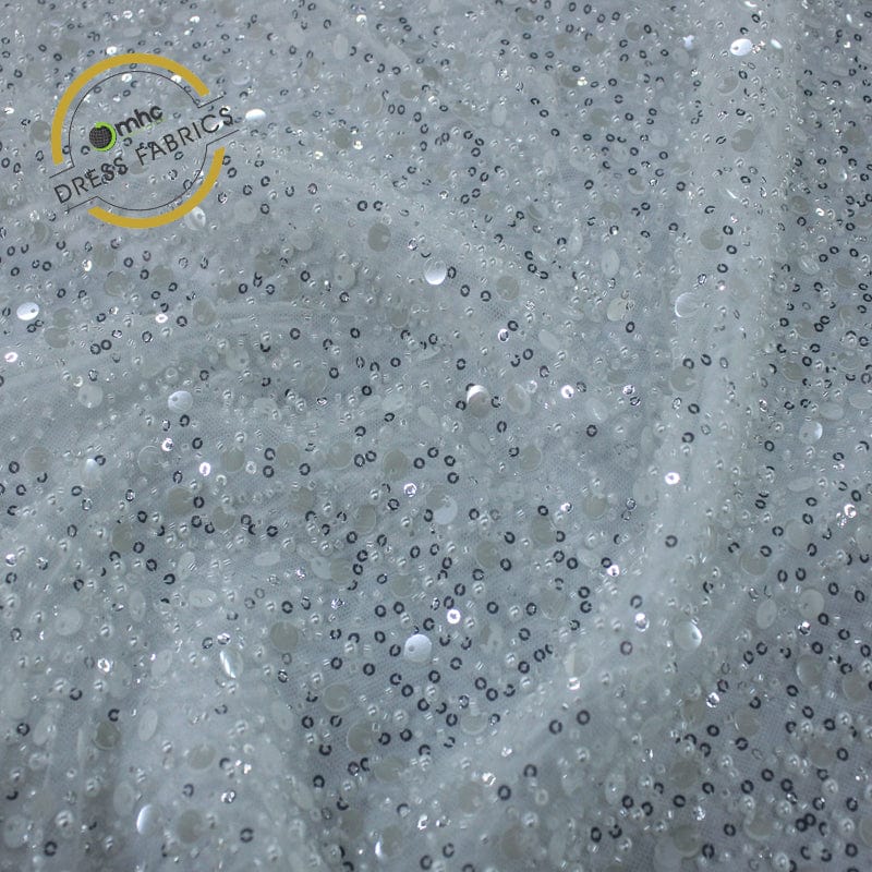 BRIDAL Dresses Beaded Bridal Lace Ivory 120 cm (6986742333529)