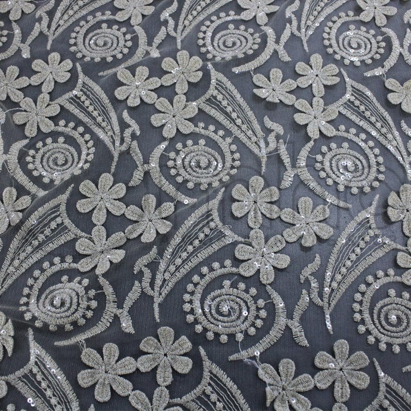 BRIDAL FABRIC Dress Fabrics Nude Courtney Lace Fabric 120cm (7263431655513)