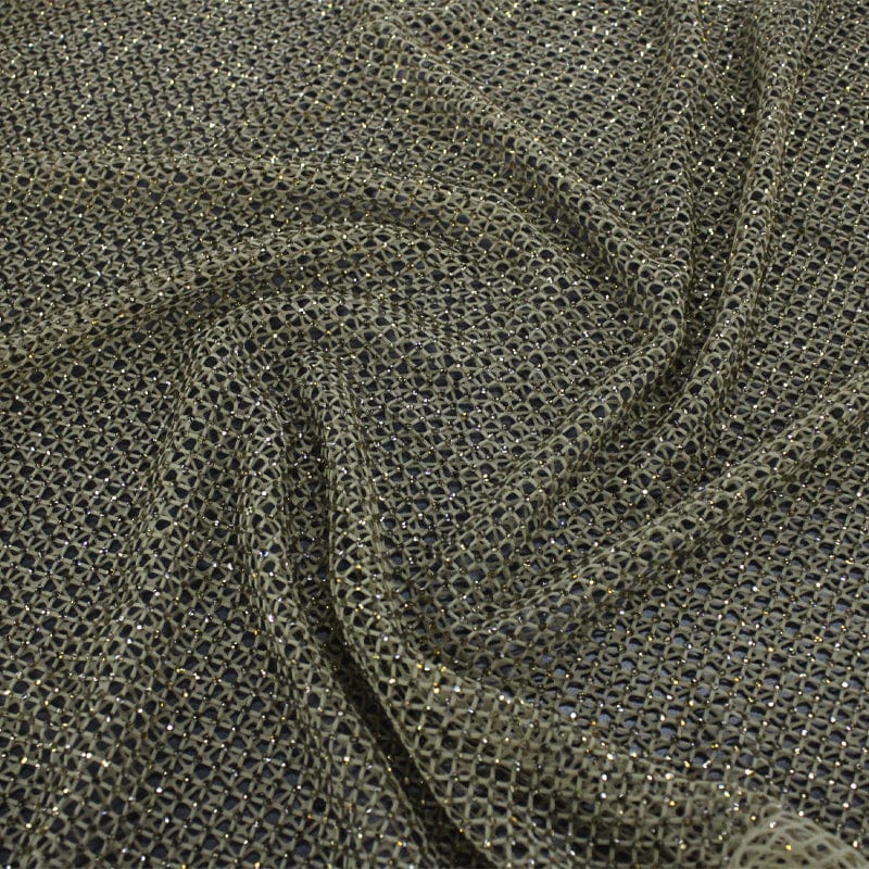 BRIDAL LACE Dress Fabrics Diamond Mesh Lace Fabric 120cm (7194987266137)