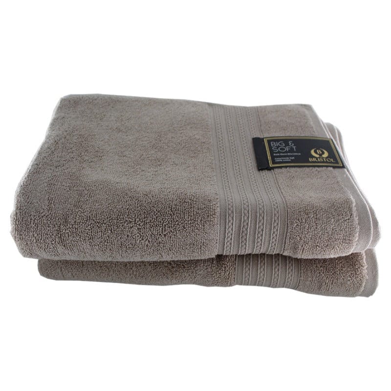 Bristol Towel Face Cloth 30x30 Pebble Bristol Big & Soft Towel Pebble (7005768417369)