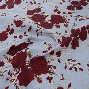 BROCADE Brocade Fabric Red 150cm (6942137024601)