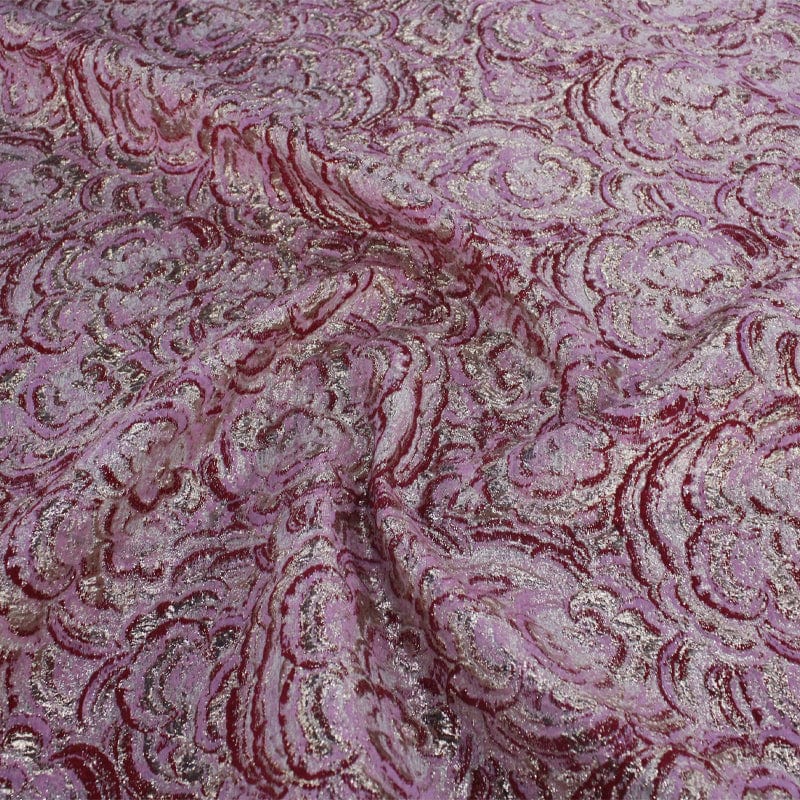 BROCADE dress fabric Brocade Floral Embossed Fabric 150cm (7199494733913)
