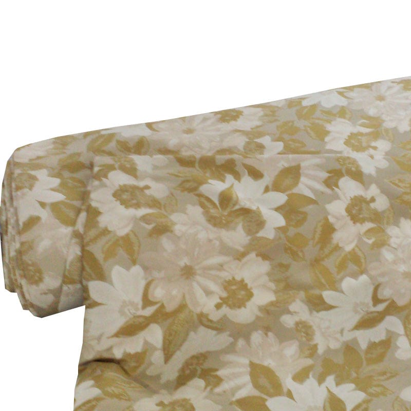 BROCADE Dress Fabrics Brocade Tirana Beige Fabric 150 cm (3730125029465)