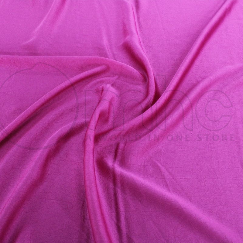 BUBBLE SATIN Fabric Cerise Bubble Textured Satin Fabric 150cm (7143088881753)