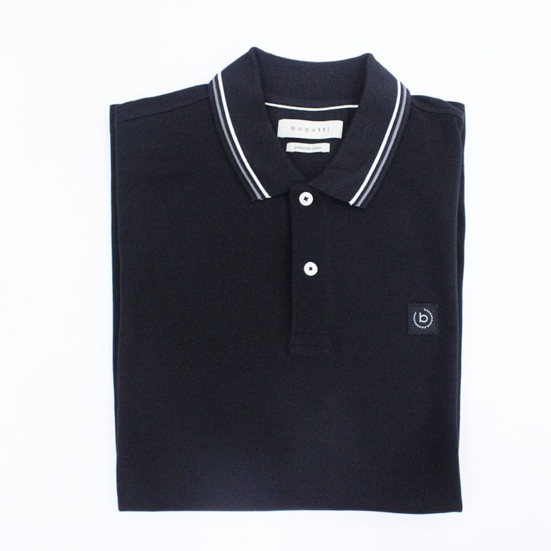 Bugatti Golf T Shirt Bugatti Golfer Black 8150 (7133386080345)