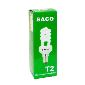 BULBS Furniture & Lights Saco E/Saver AVER 9W T2 E27 Mini Spiral (2061602947161)