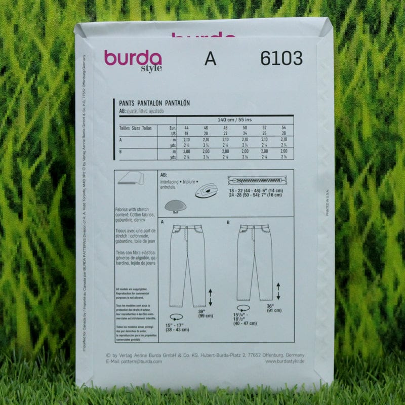 Burda Pattern Habby Burda Pattern 6103 (6648810733657)