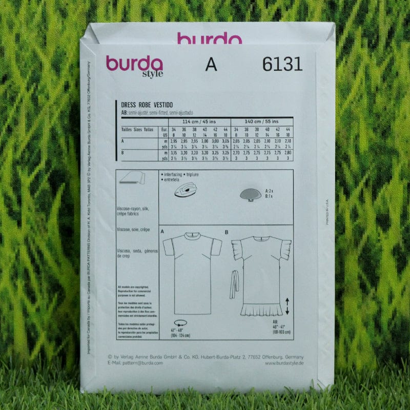 Burda Pattern Habby Burda Pattern  6131 (6651067662425)