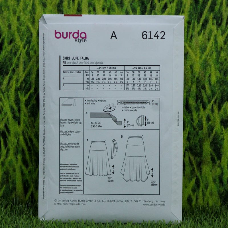 Burda Pattern Habby Burda Pattern 6142 (6651051737177)