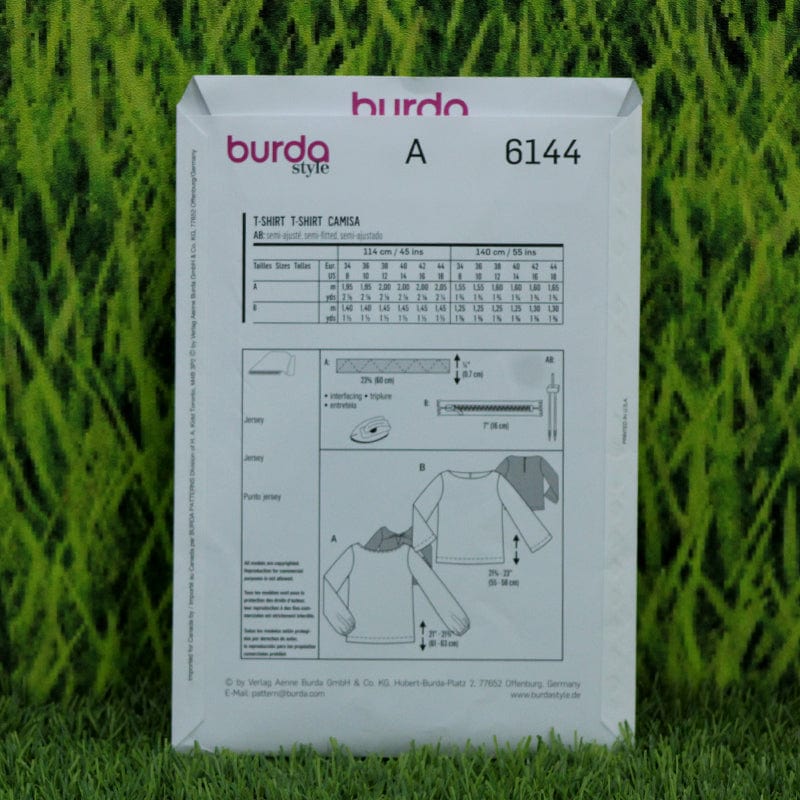 Burda Pattern Habby Burda Pattern 6144 (6651042037849)