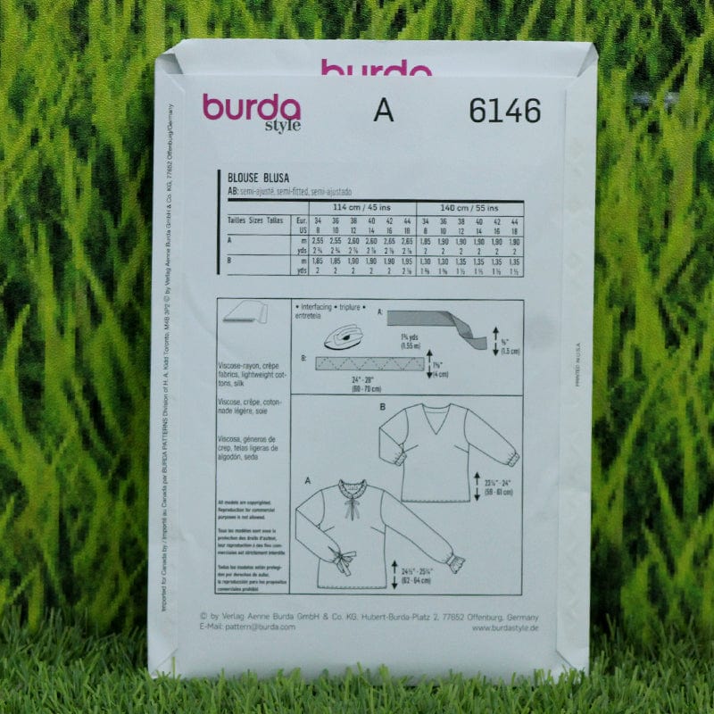 Burda Pattern Habby Burda Pattern 6146 (6651037515865)