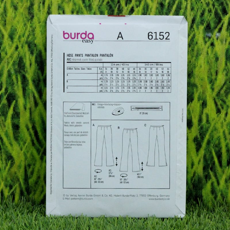 Burda Pattern Habby Burda Pattern 6152 (6651014479961)