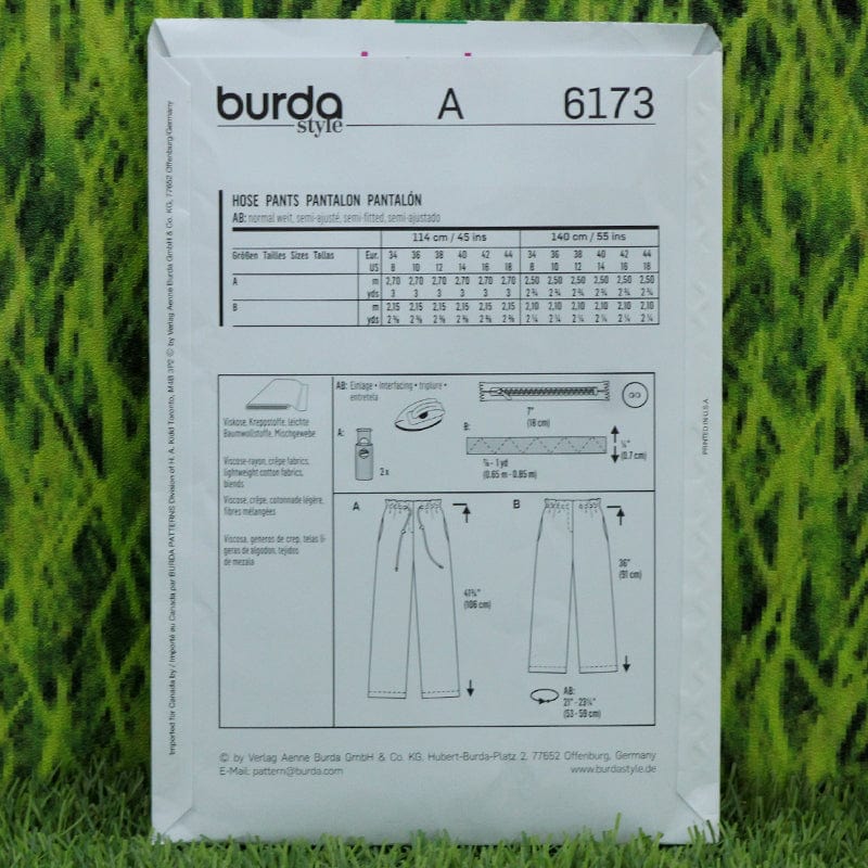 Burda Pattern Habby Burda Pattern 6173 (6650991935577)