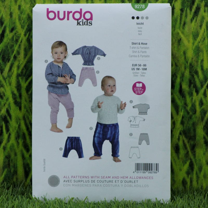 Burda Pattern Habby Burda Pattern 9278 (6651083620441)