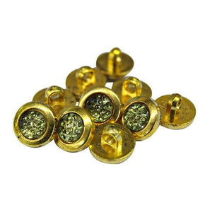 BUTTONS Habby Carded Buttons Gold (4778677469273)
