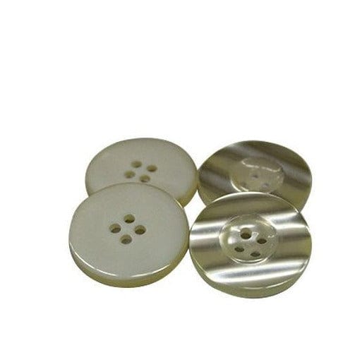 BUTTONS Habby Carded Buttons Large Clear (4778679009369)